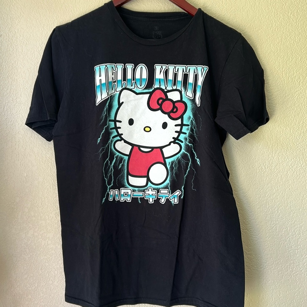 HELLO KITTY 2022 Japanese Graphics Black Tee, Sz M